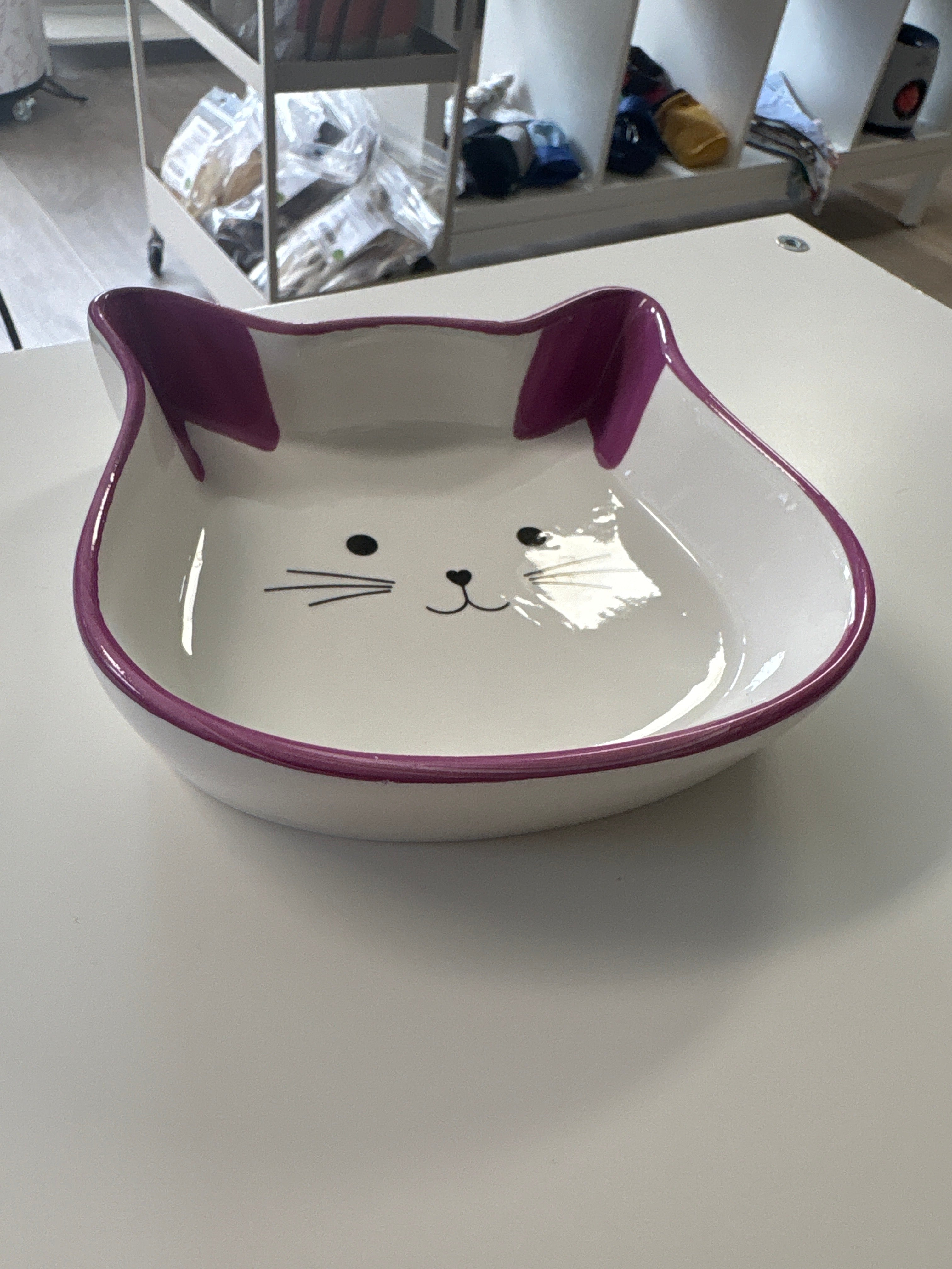 Napf Keramik Katzenkopf