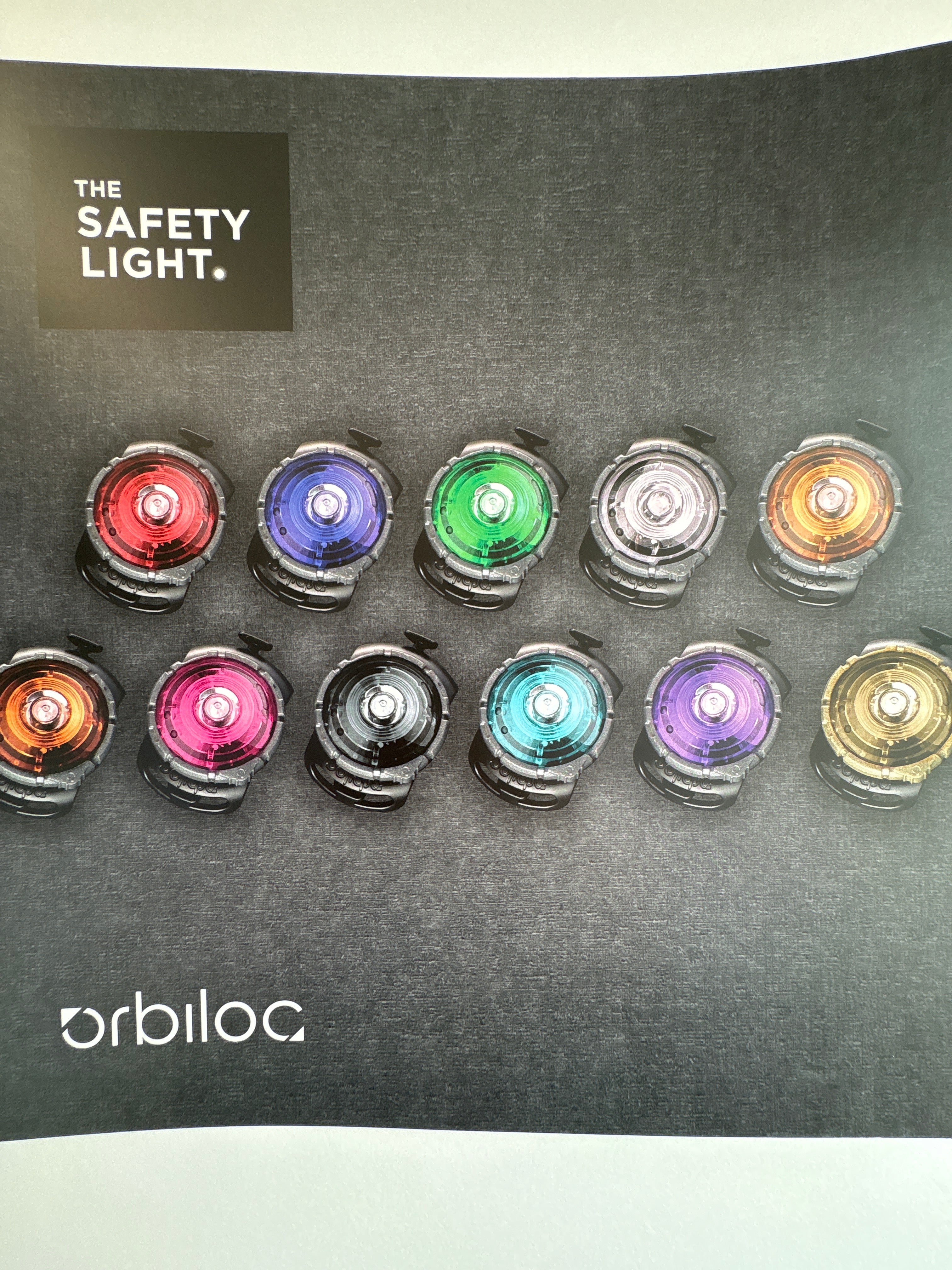 Orbiloc Safety Light Dog Dual YELLOW