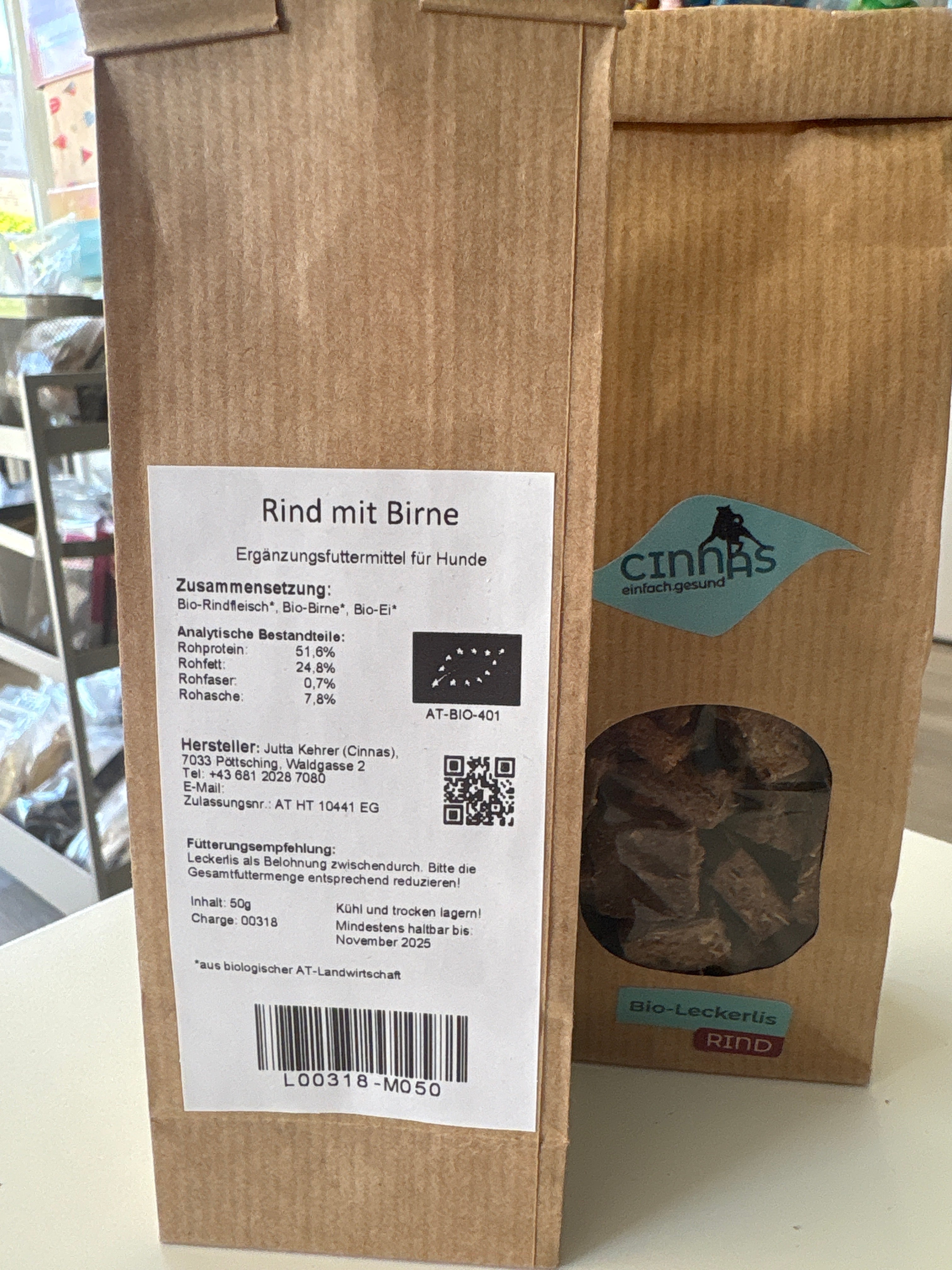 Bio Rind Minis 50g