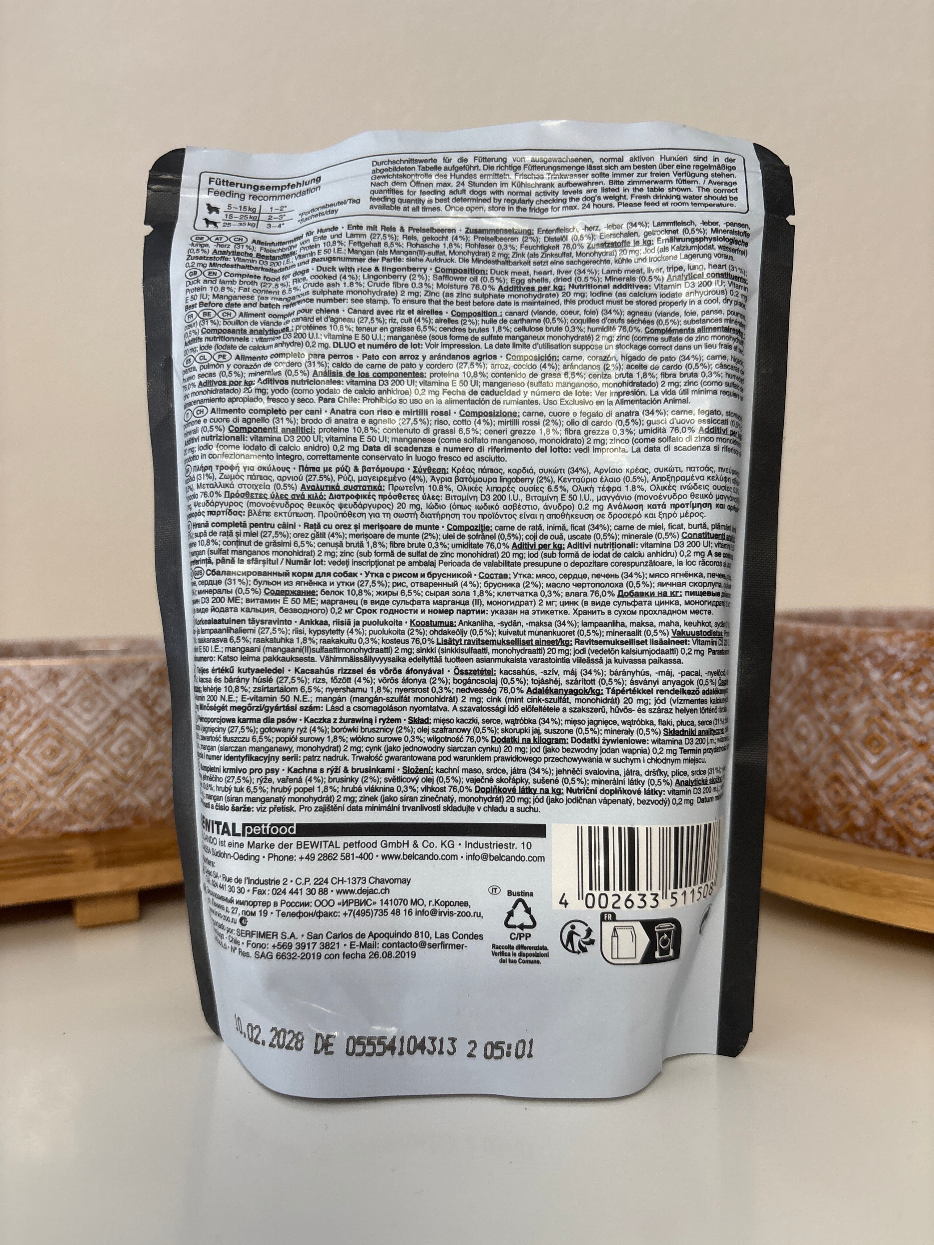 Belcando Ente mit Reis