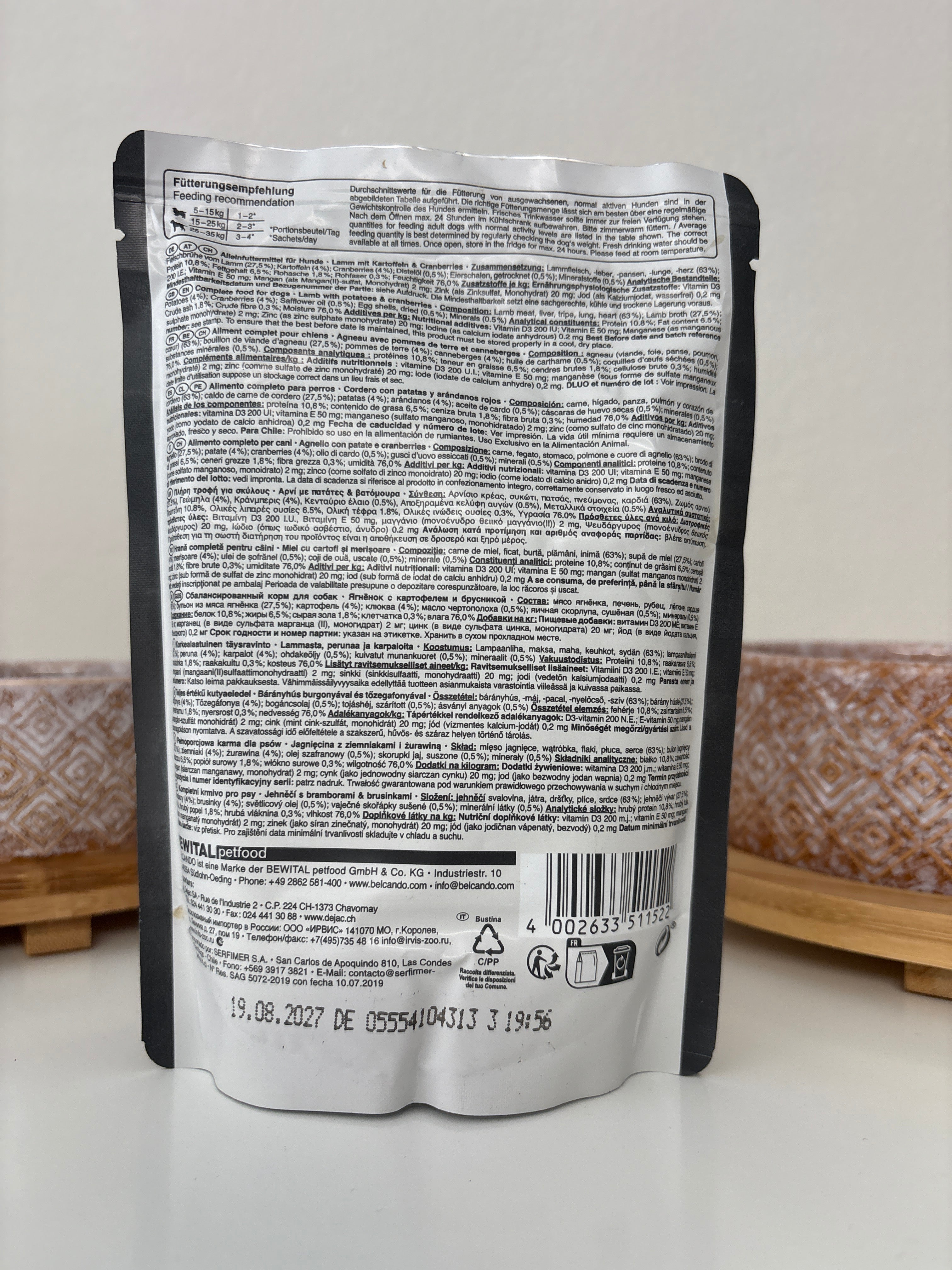 Belcando Lamm mit Kartoffeln 300g