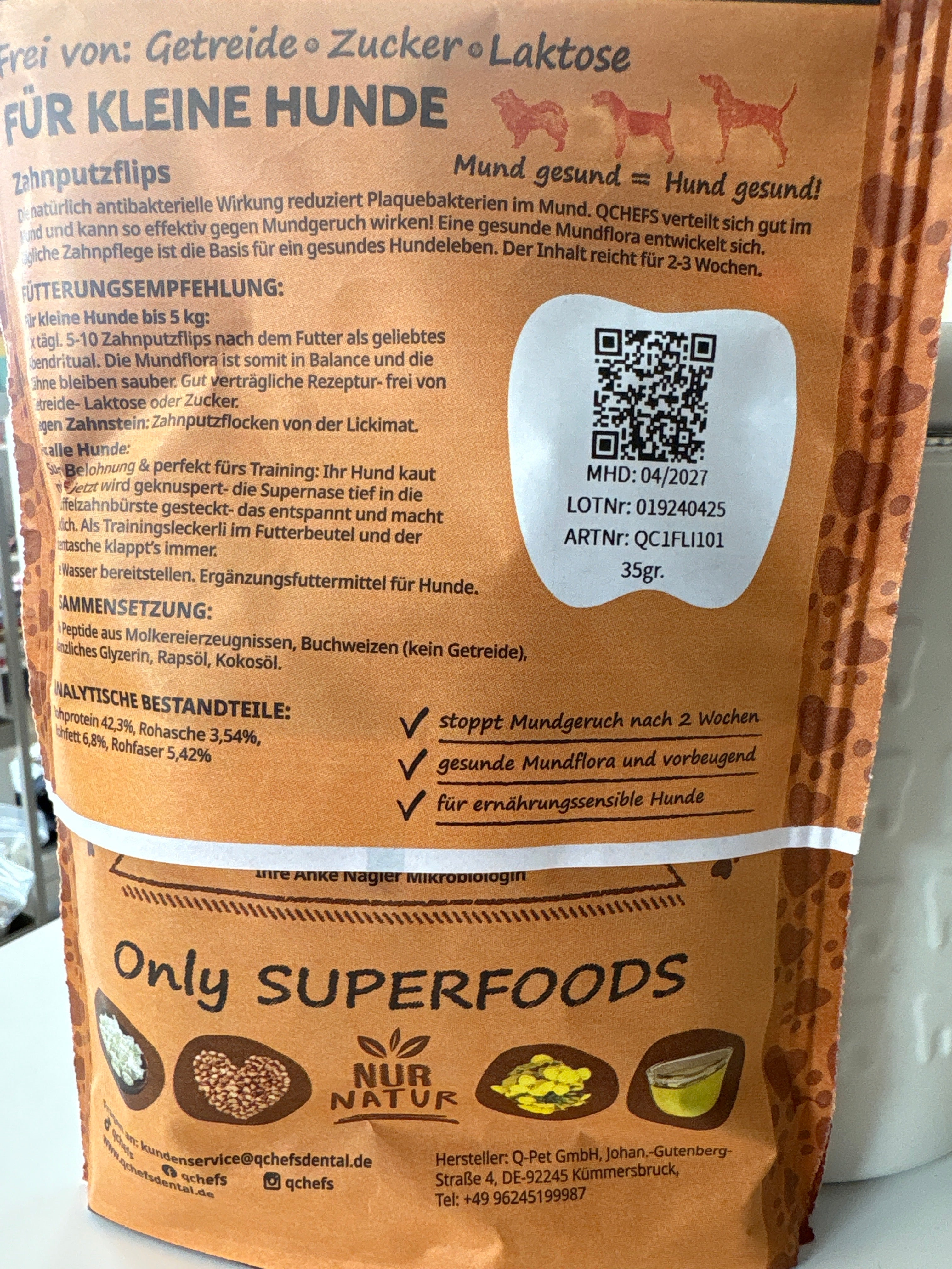 Zahnputzflips | Hund