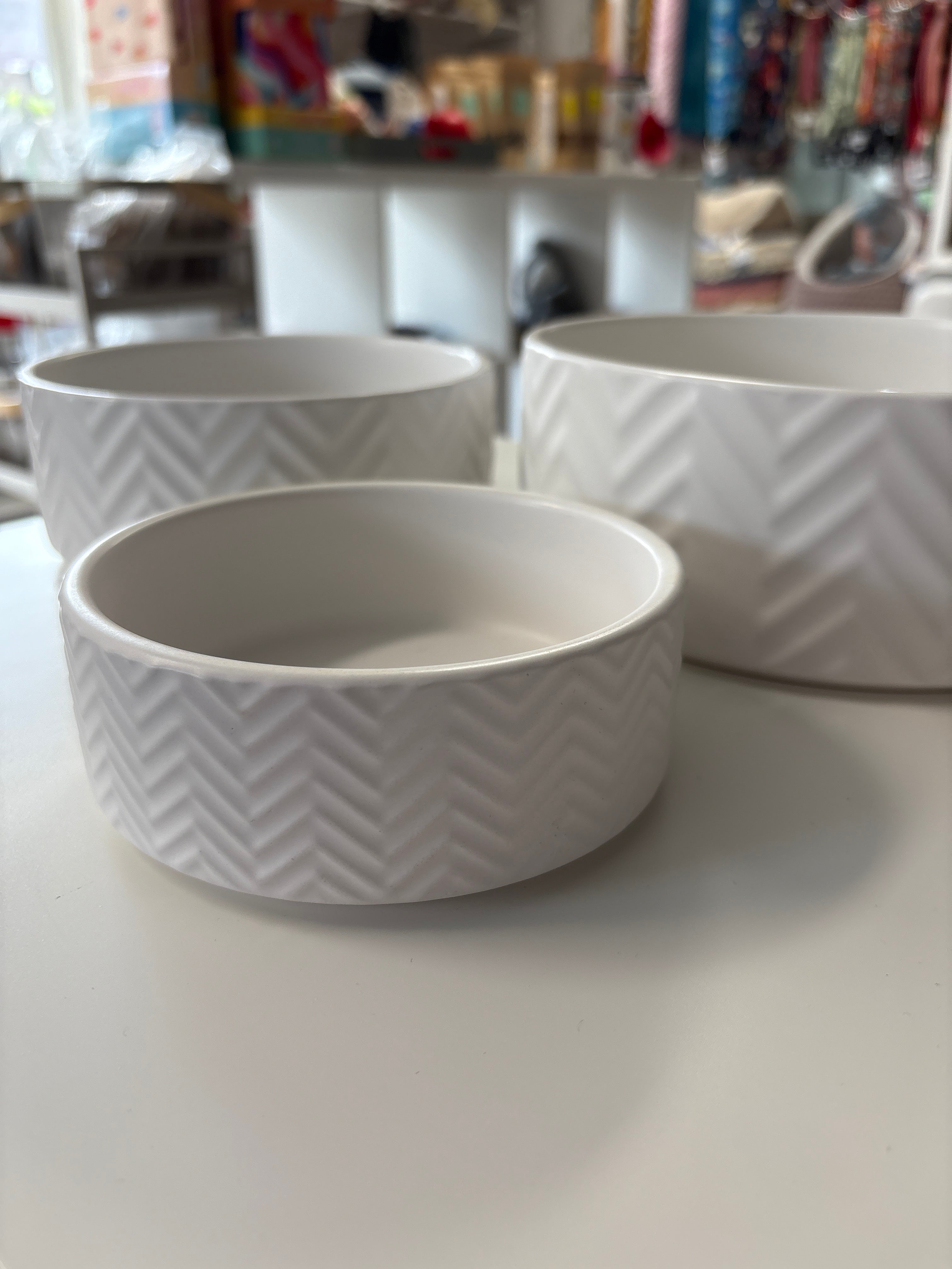 Napf Keramik weiß 13cm