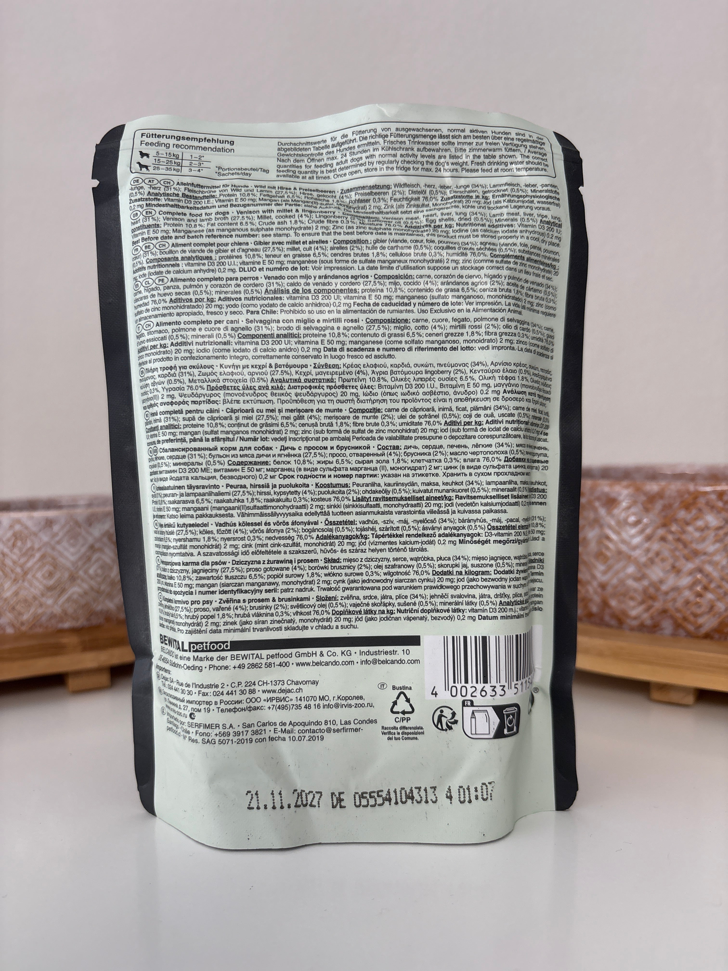 Belcando Wild mit Hirse 300g