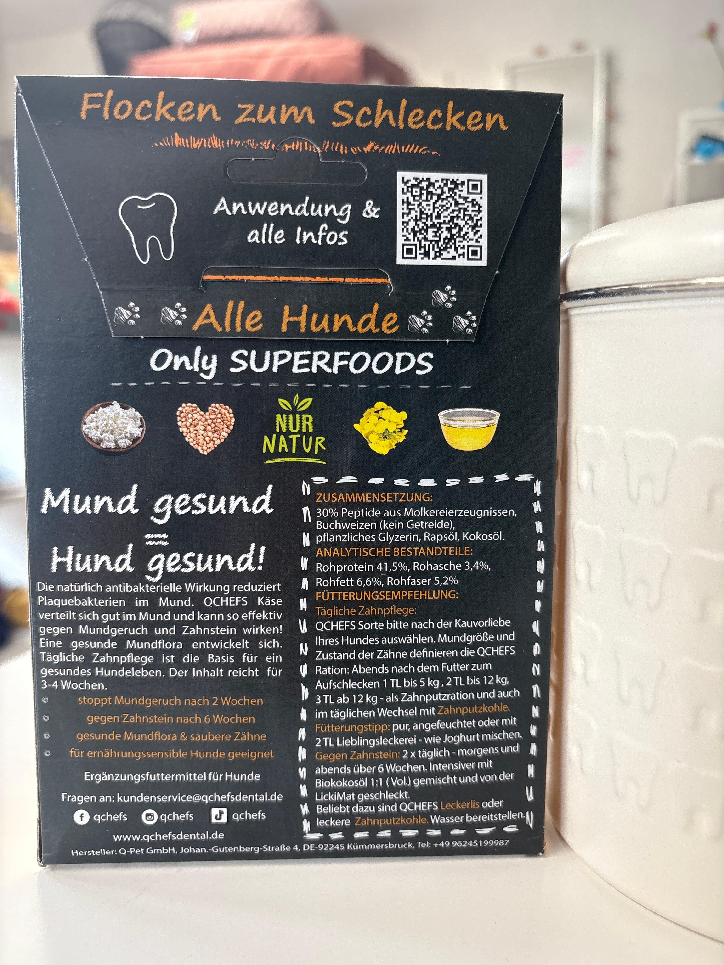 Zahnputzflocken Hund