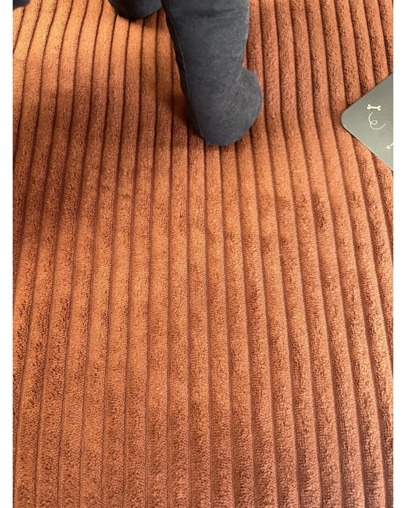 Hundedecke M | Cord - Rostbraun