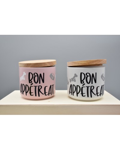 Leckerlieglas | Bon Appetreat Weiß