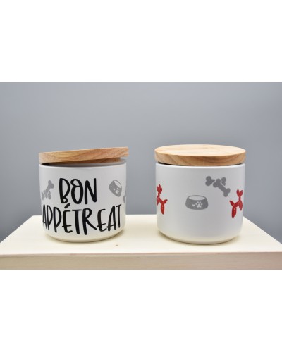 Leckerlieglas | Bon Appetreat Weiß