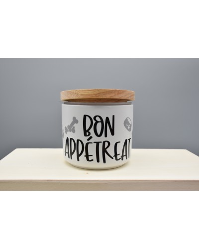 Leckerlieglas | Bon Appetreat Weiß
