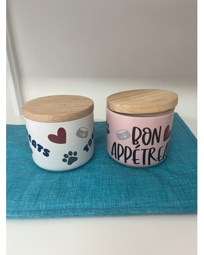 Leckerlieglas | Bon Appetreat Weiß