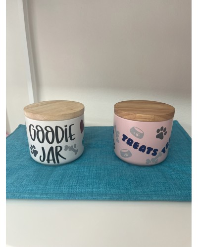 Leckerlieglas | Goodie-Jar weiß