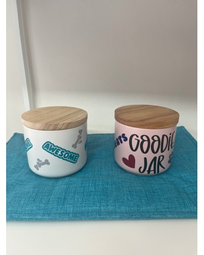 Leckerlieglas | Goodie-Jar weiß