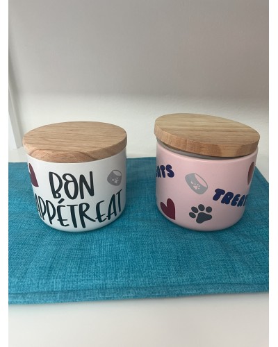 Leckerlieglas | Bon Appetreat Weiß