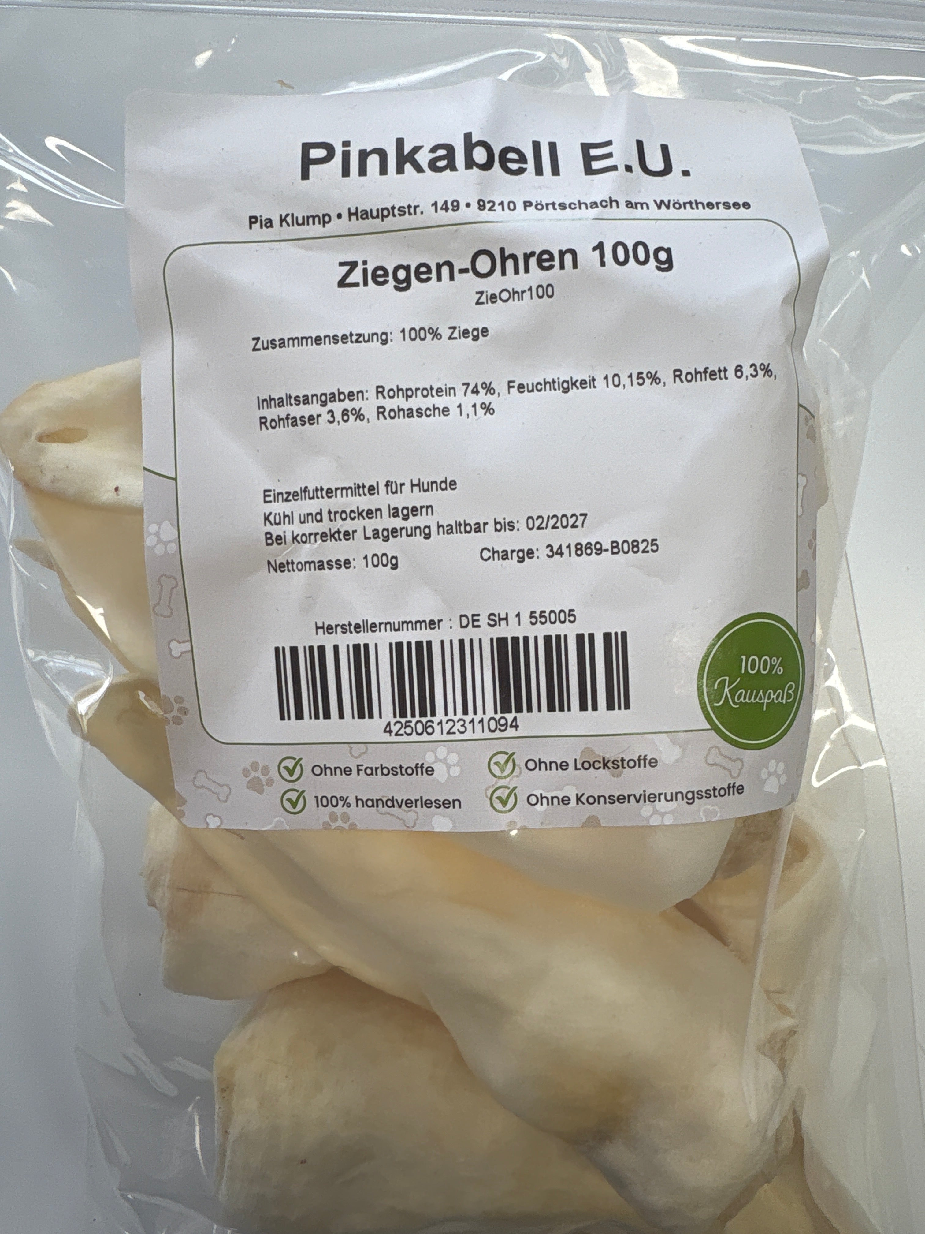 Ziegenohren 100g