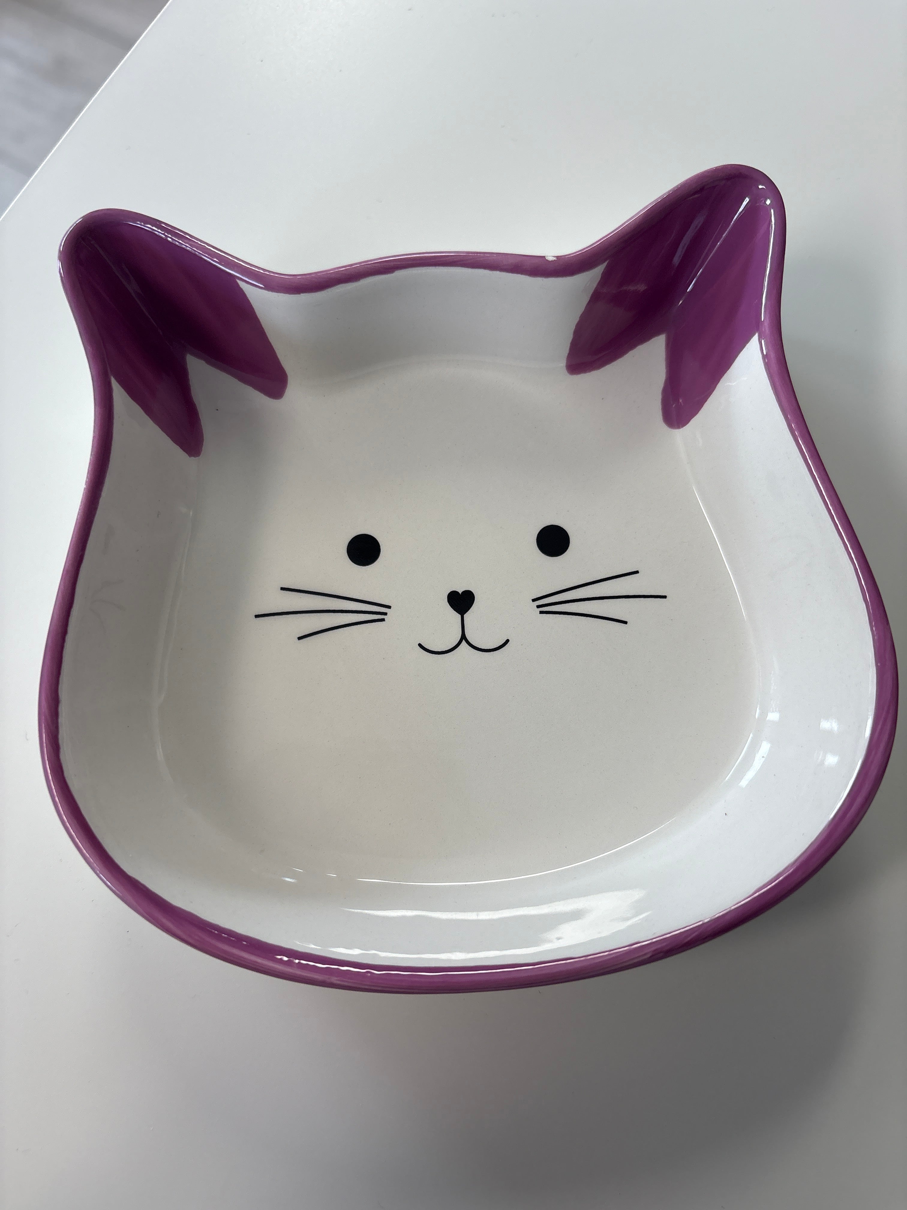 Napf Keramik Katzenkopf