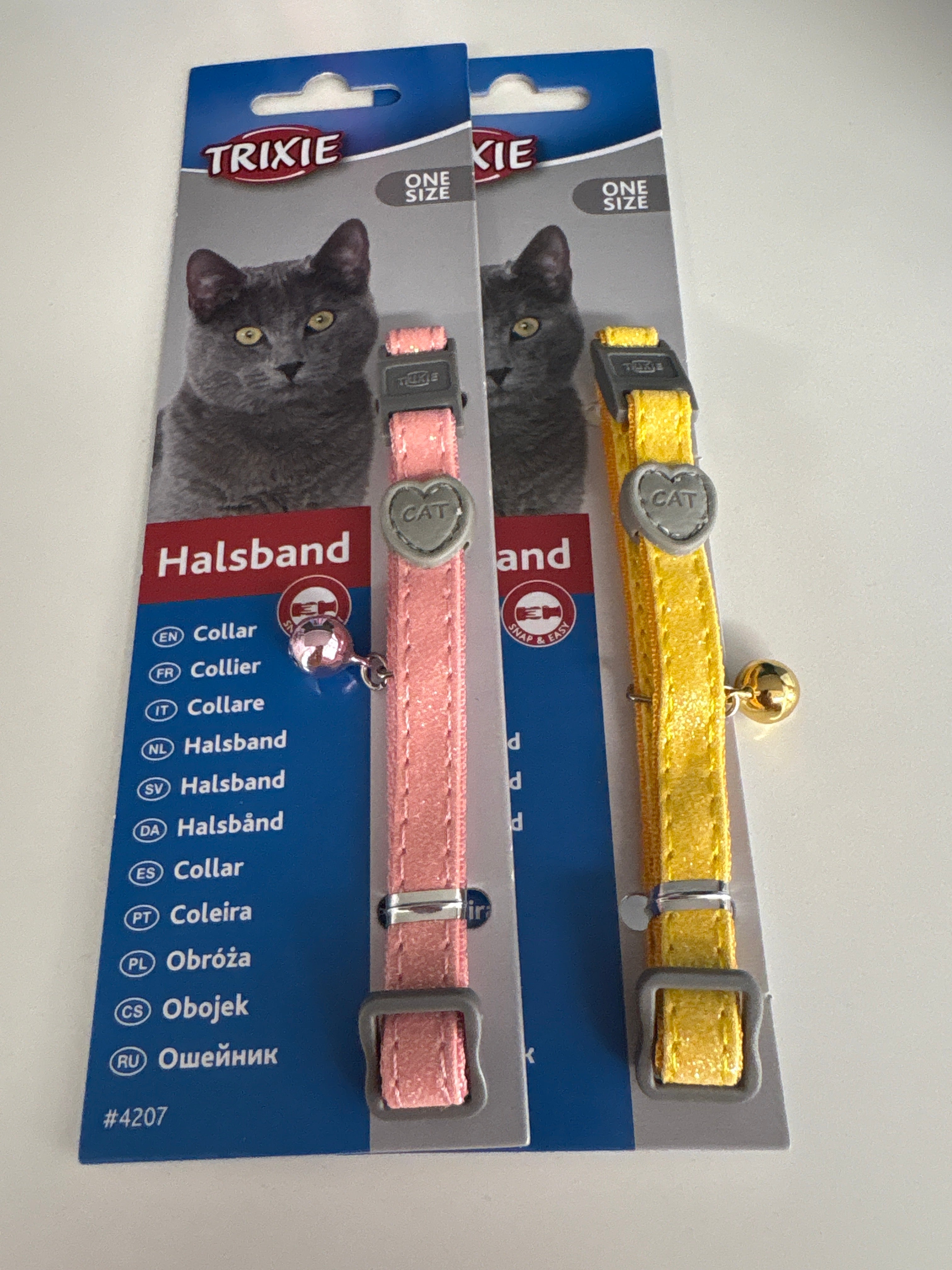 Katzenhalsband Glitzer