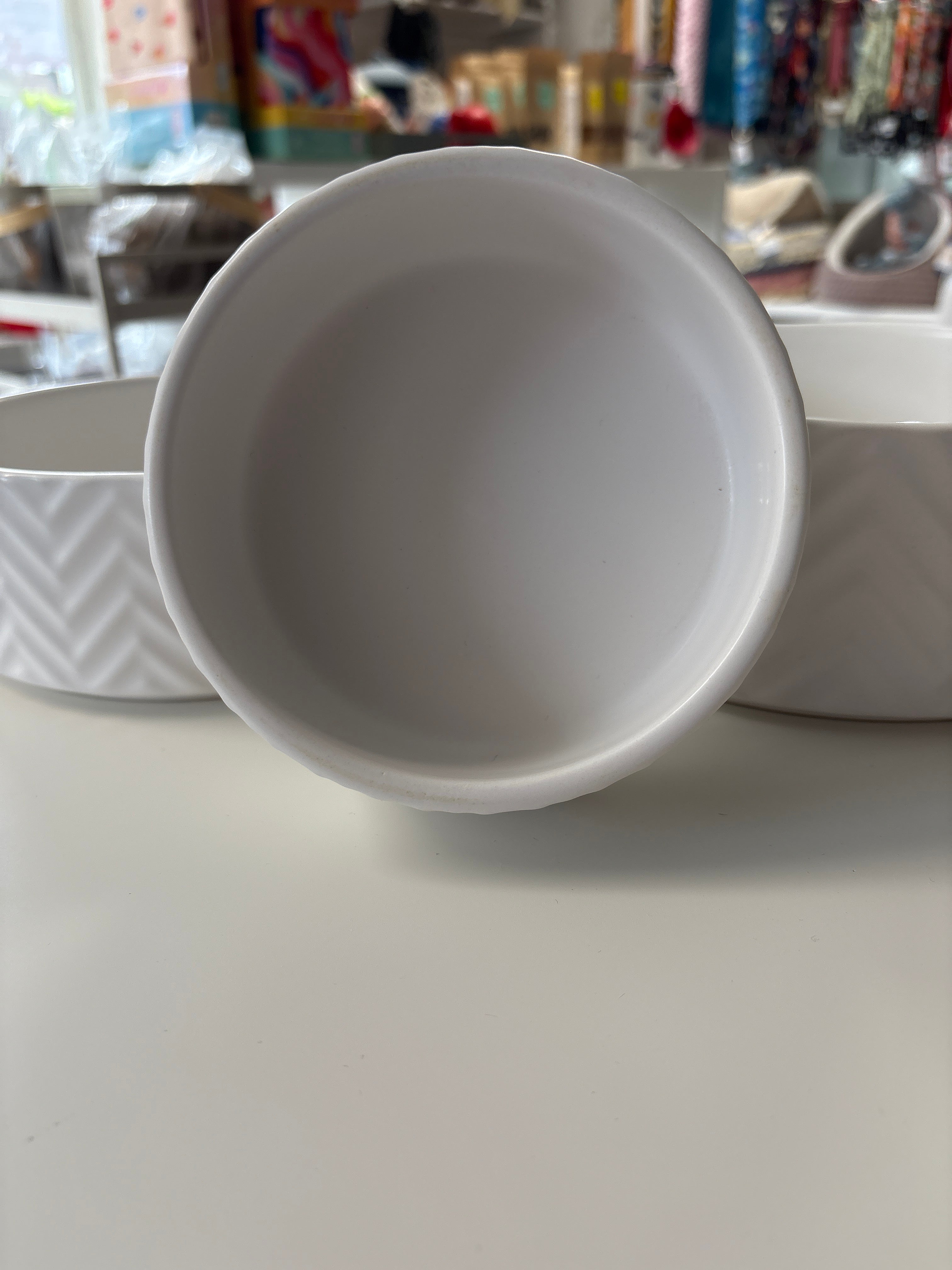 Napf Keramik Weiß 20cm