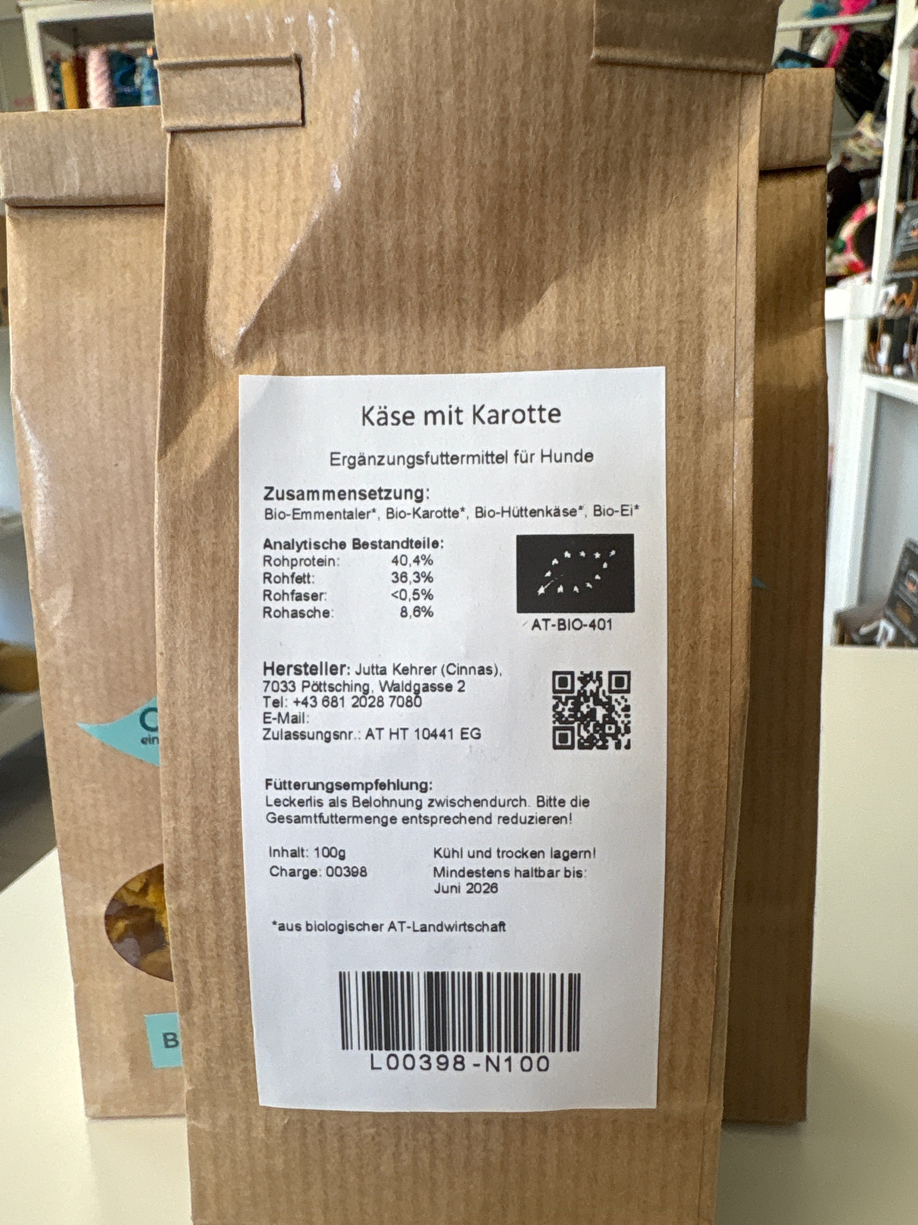 Bio Käse 100g