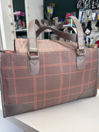 BORSA MOKKA 43X18X25CM PINK-GREY