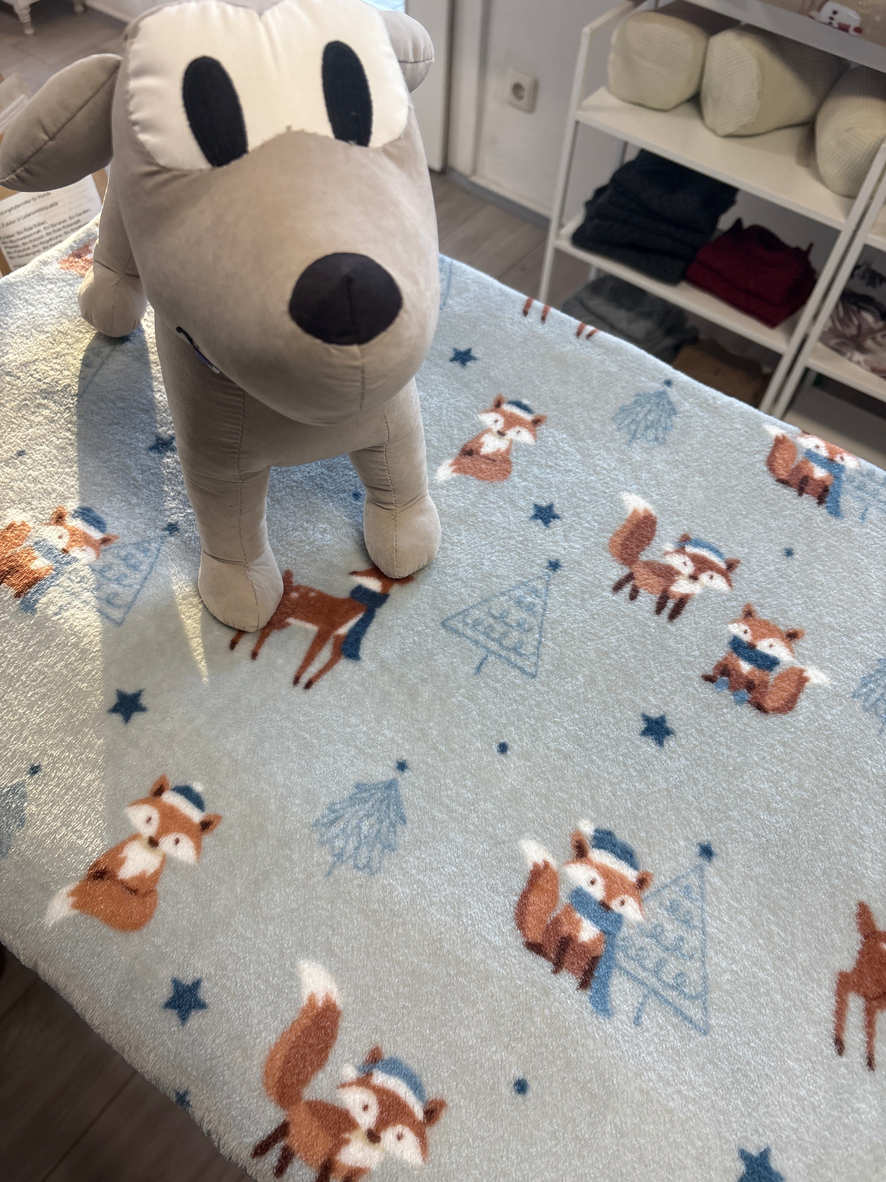 Hundedecke M | Bambi Blau