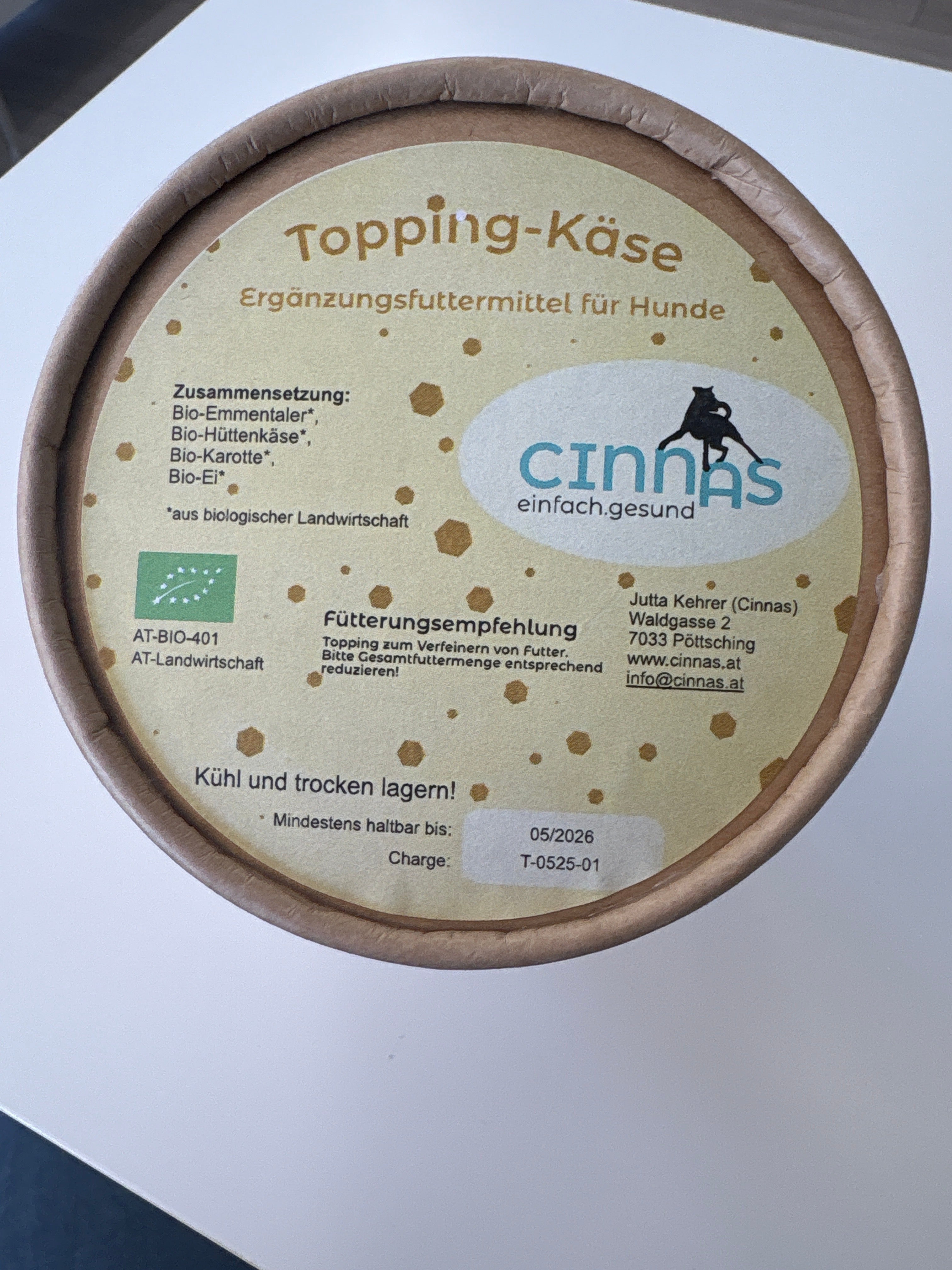 Topping Käse