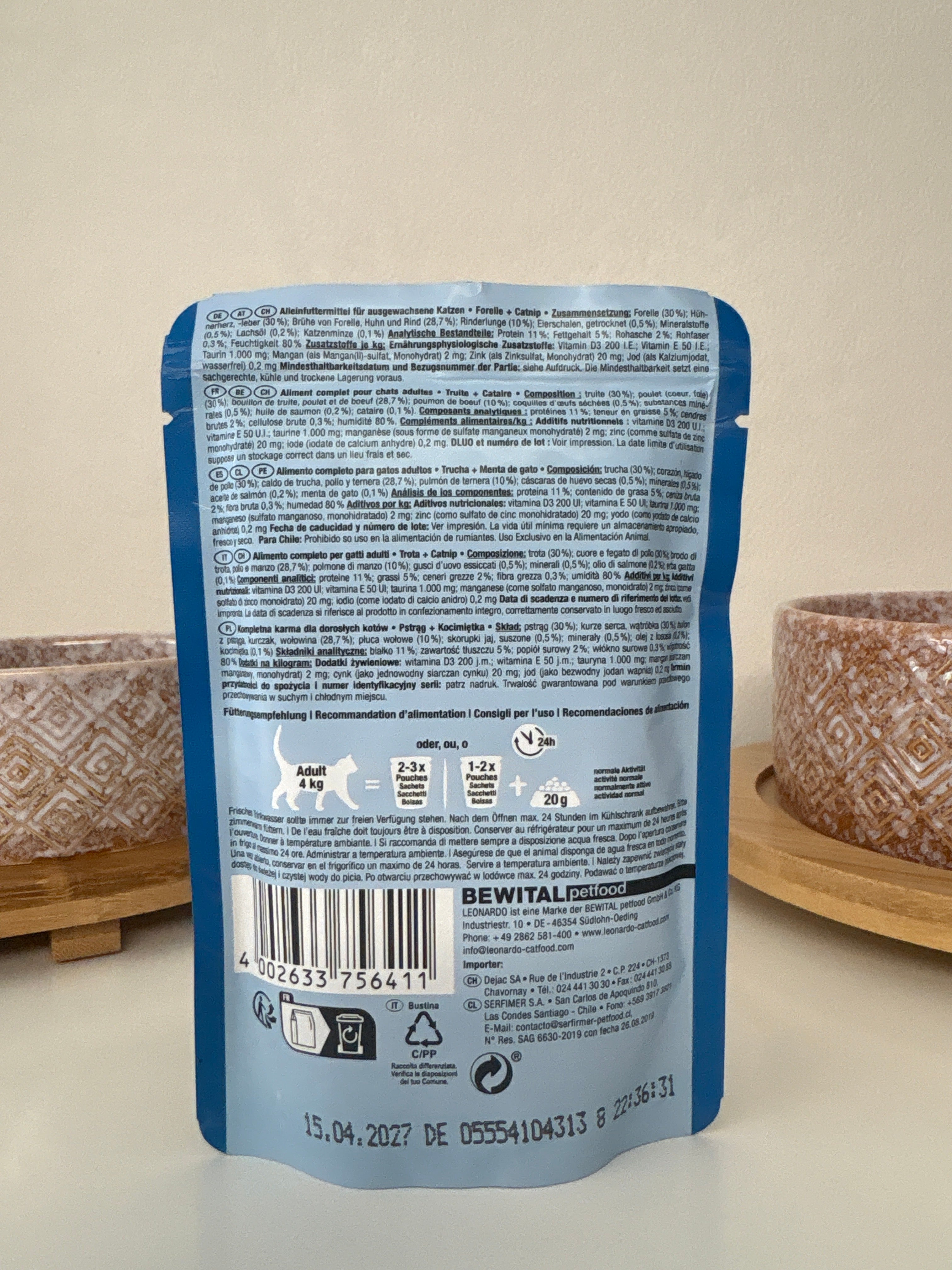 Leonardo Forelle+Catnip 85g