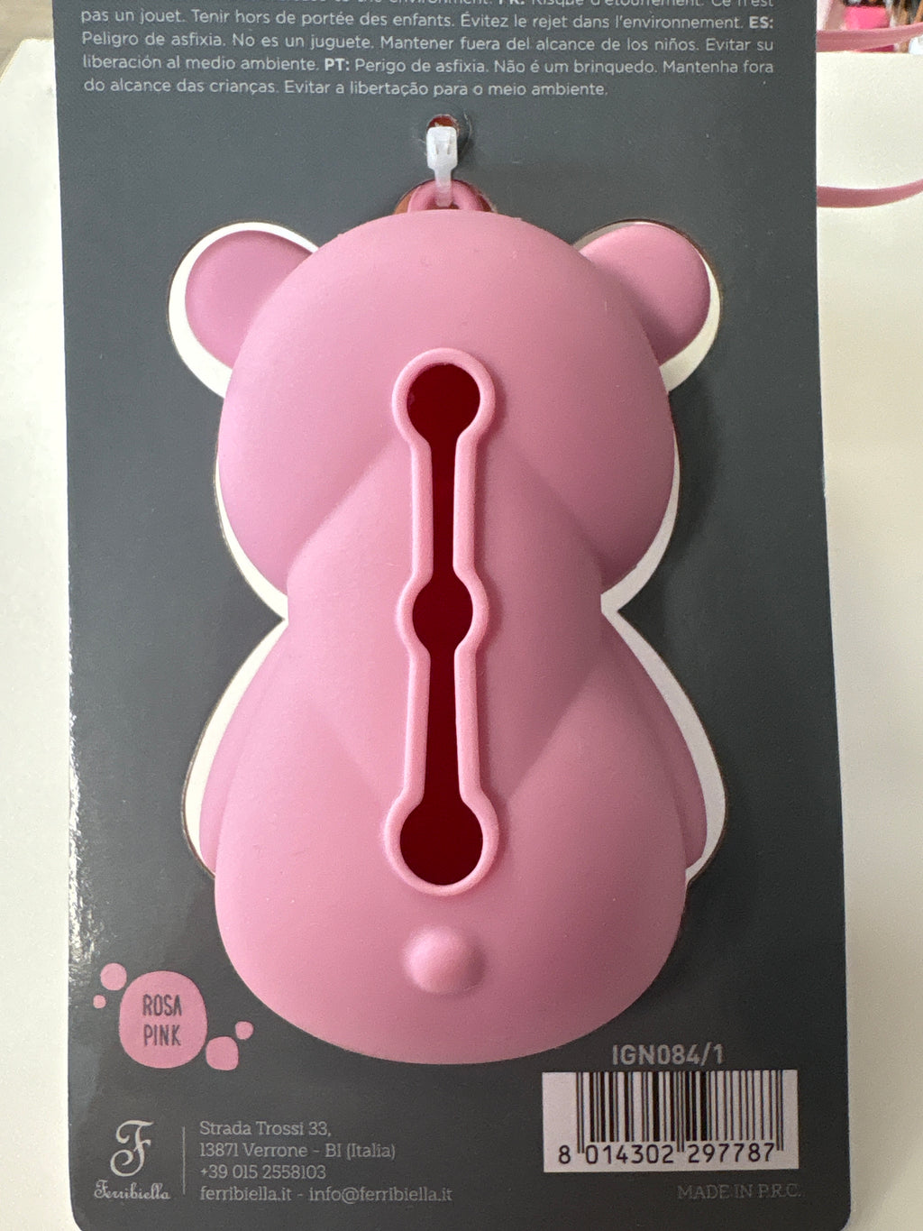 Wastebag Dispenser Teddy Rosa