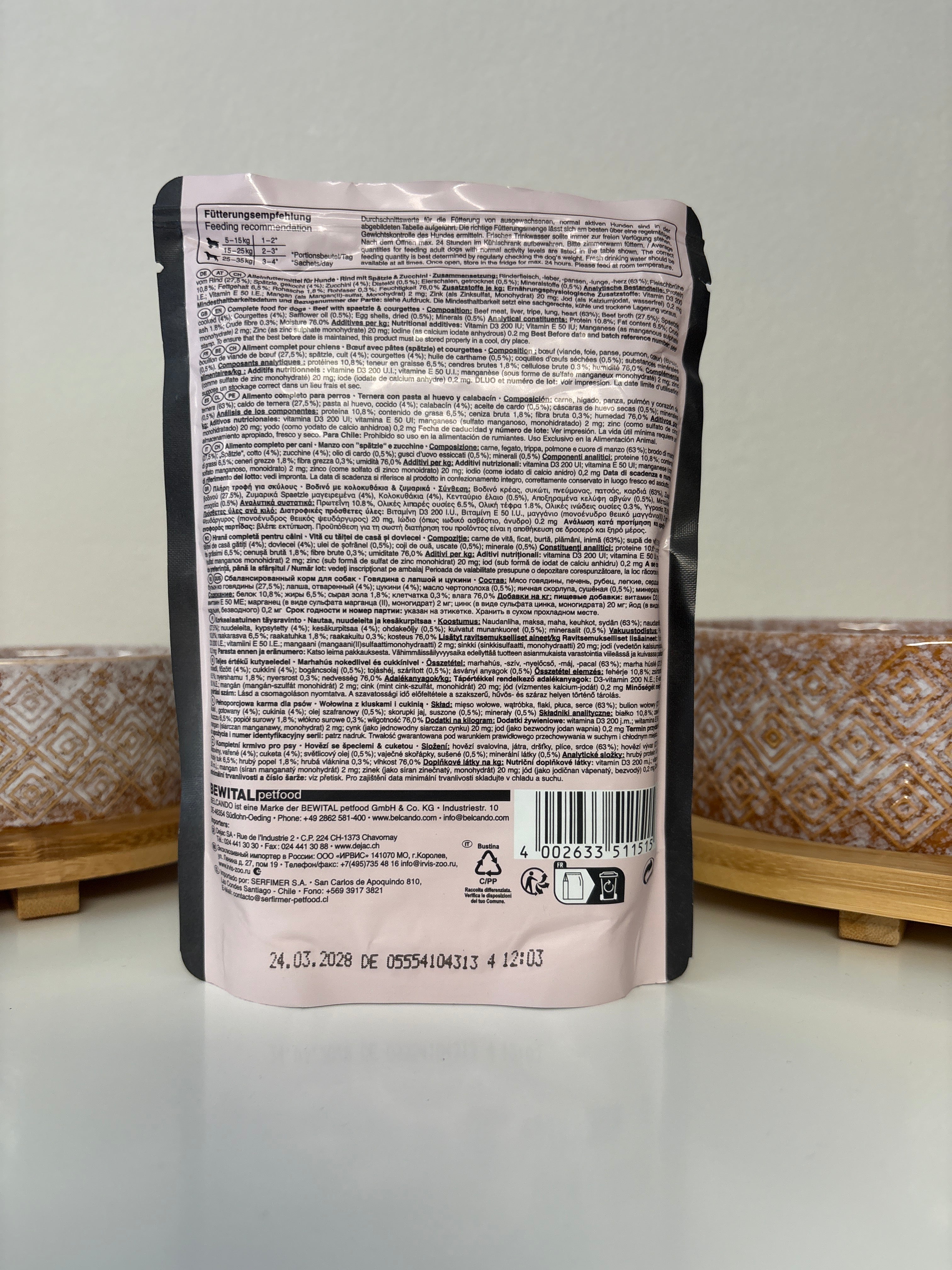 Belcando Rind mit Spätzle 300g