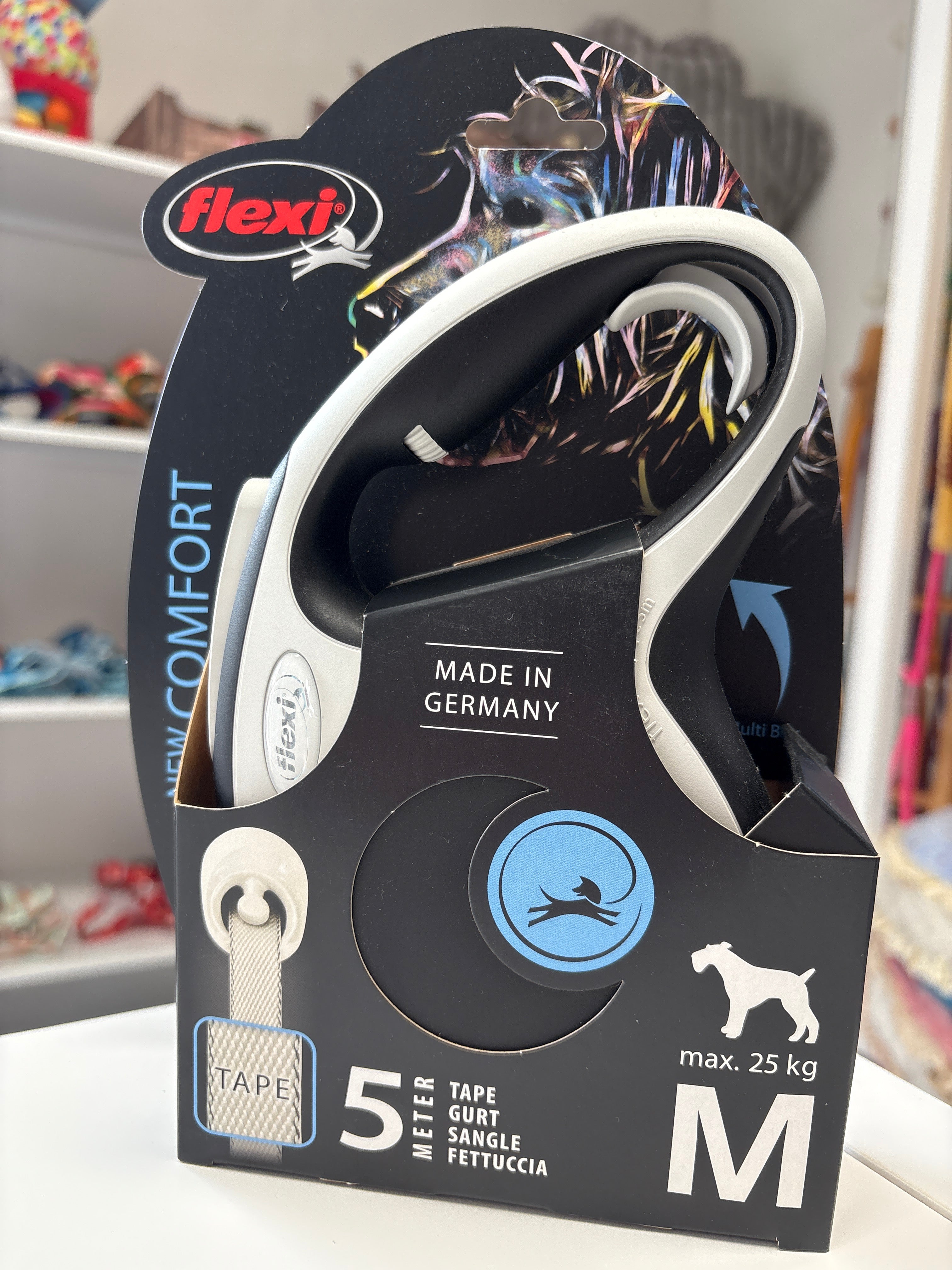 Flexi New Comfort M Gurt Schwarz