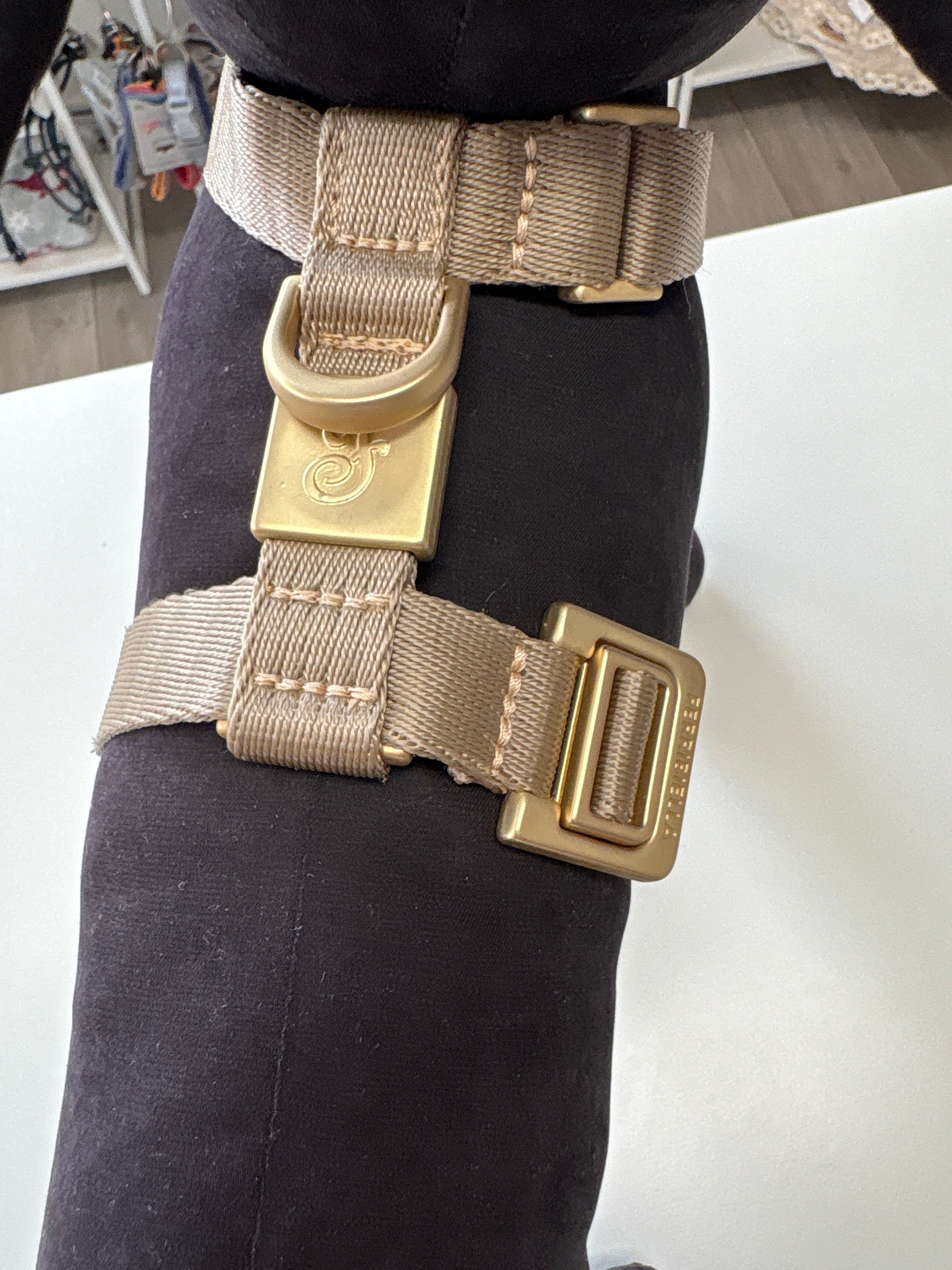 PETTORINA MIDA SMALL 20-30 CM; 30-45 CM BEIGE