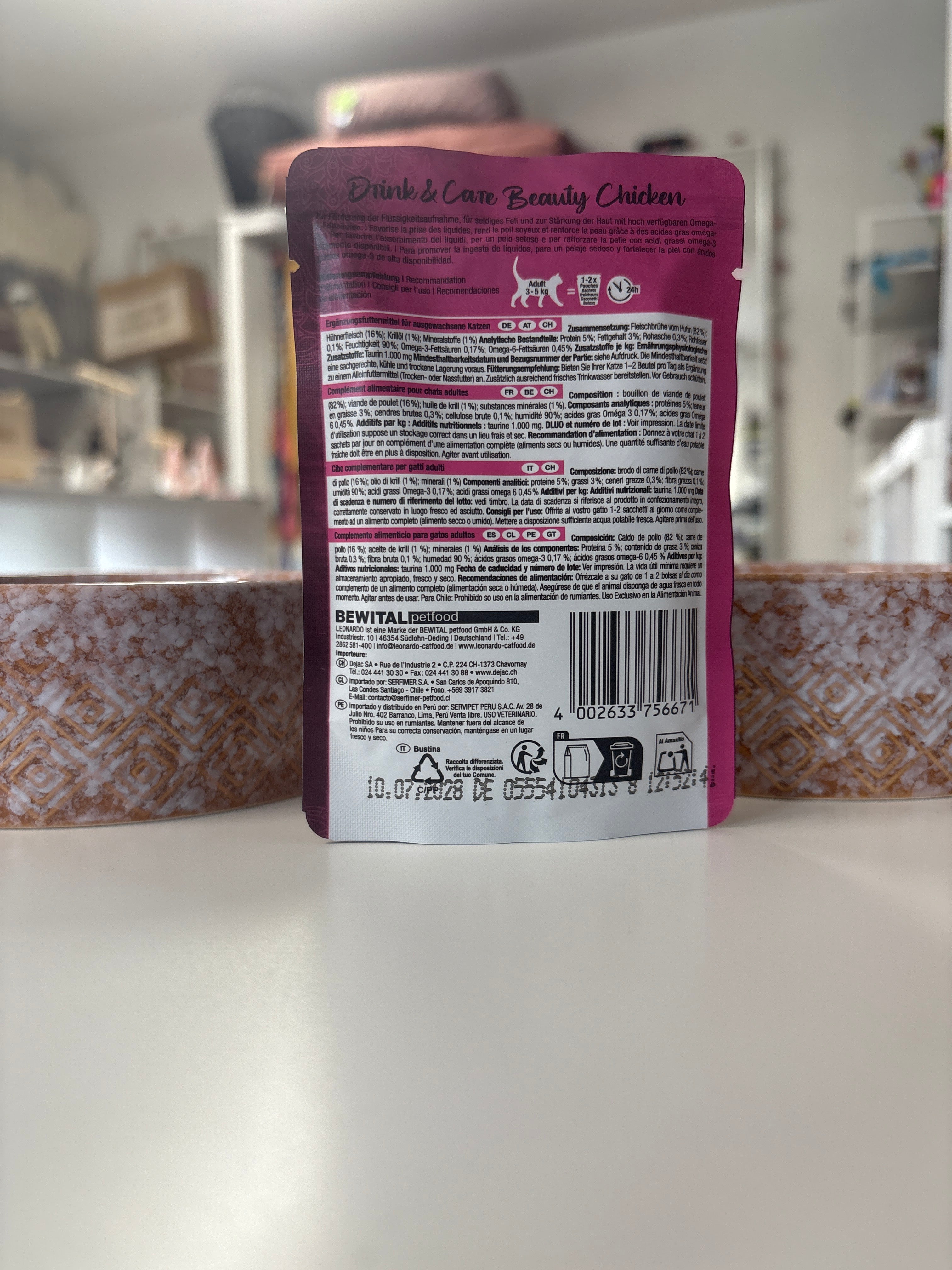 Leonardo Drink&Care Beauty Chicken 40g