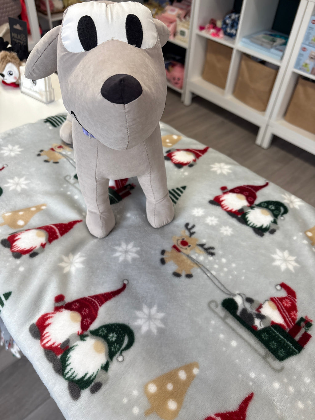 Hundedecke M | Wichtel grau