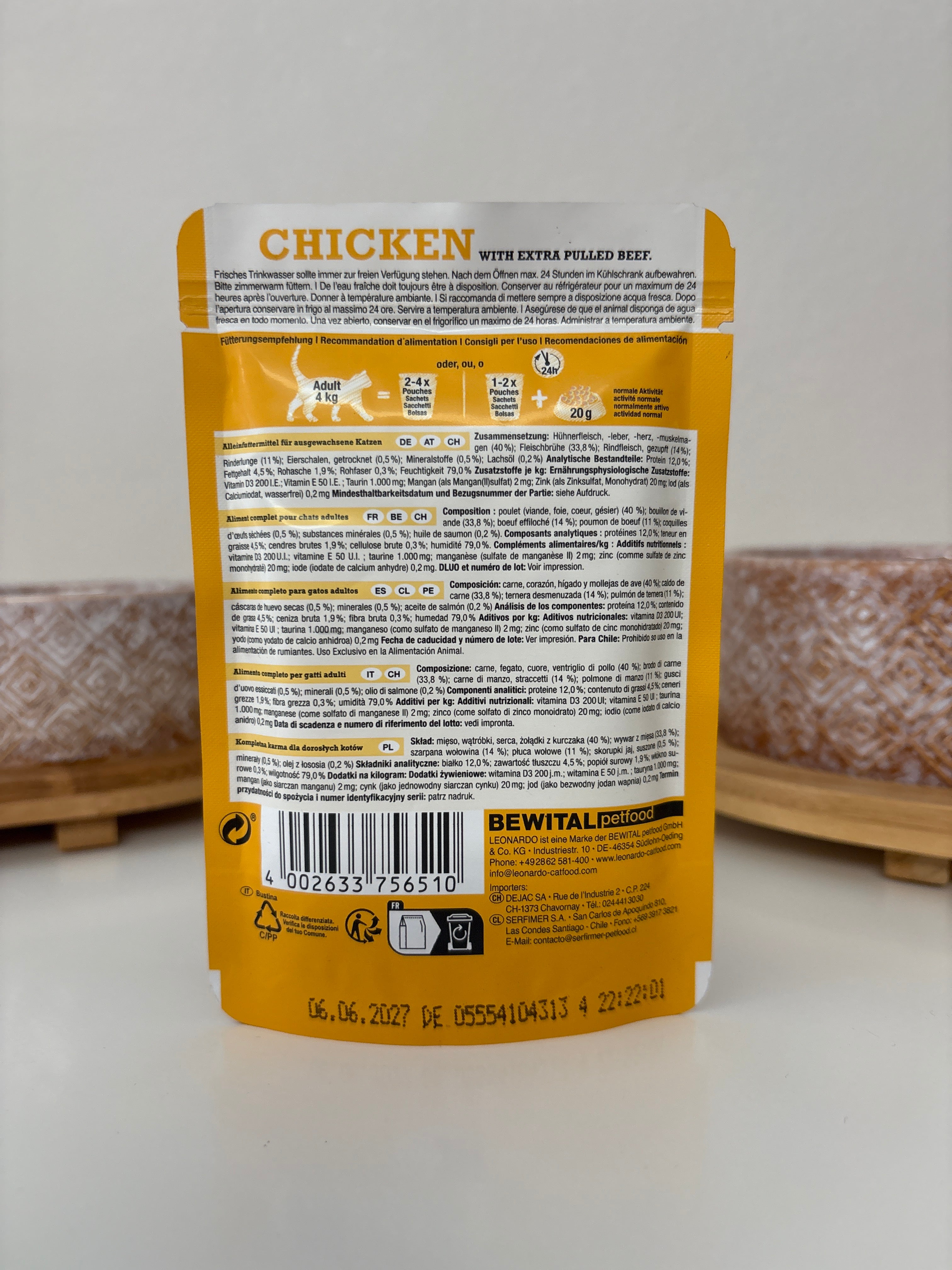 Leonardo Chicken + Pulled Beef 70g
