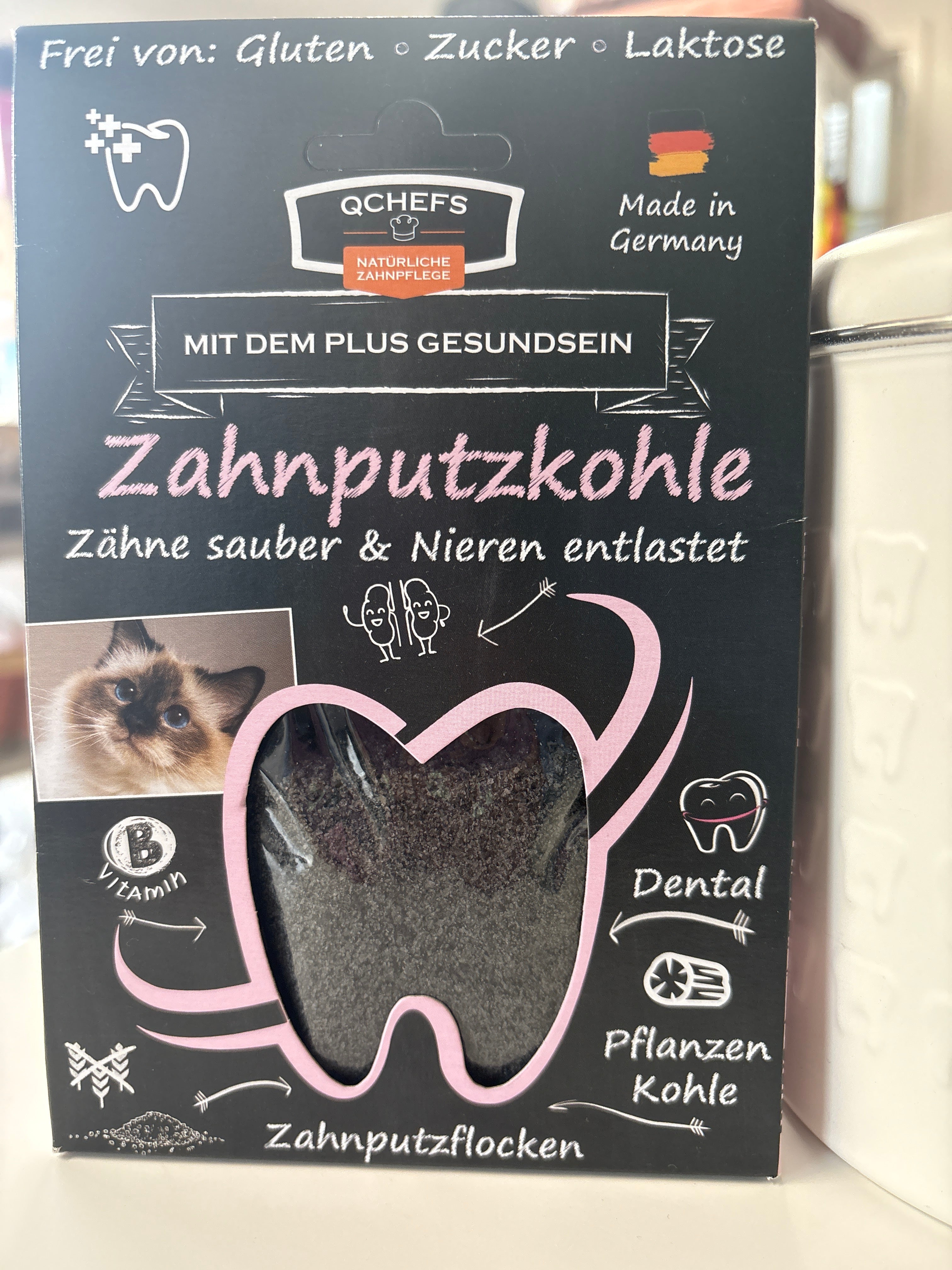 Zahnputzkohle |Katze