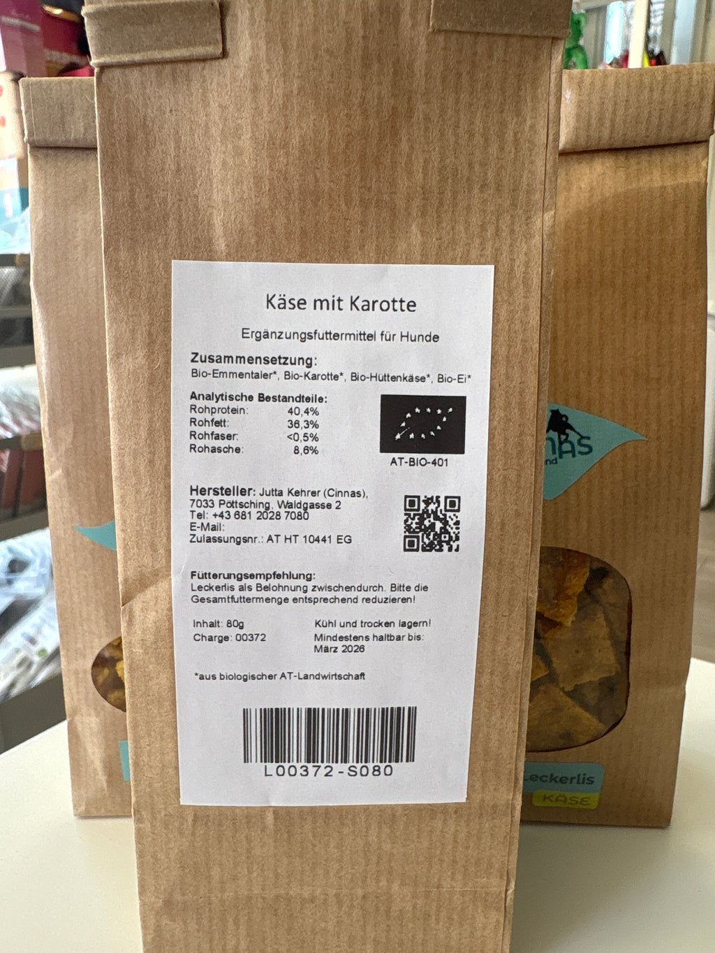 Bio-Käsesticks 80g