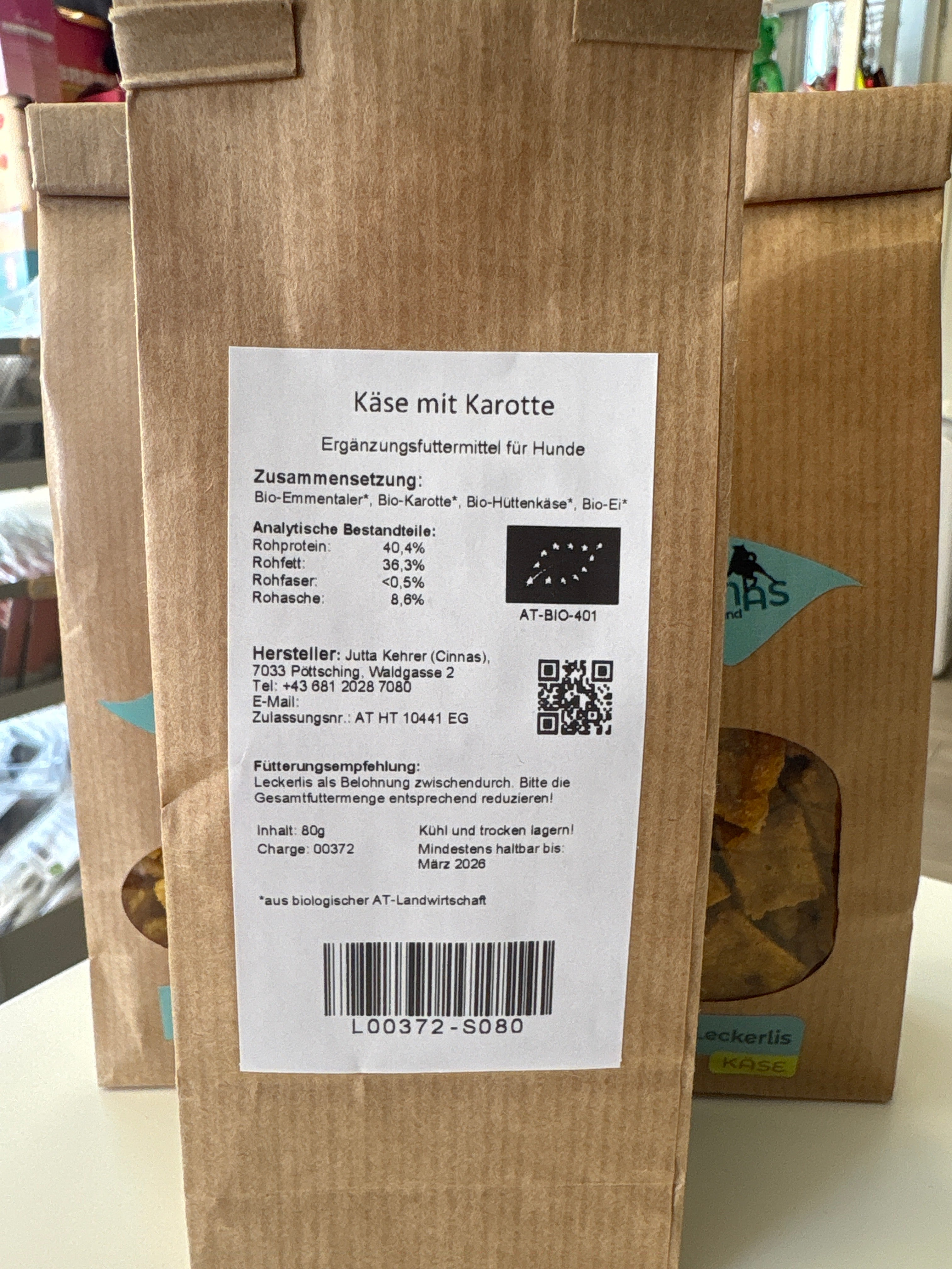 Bio-Käsesticks 80g