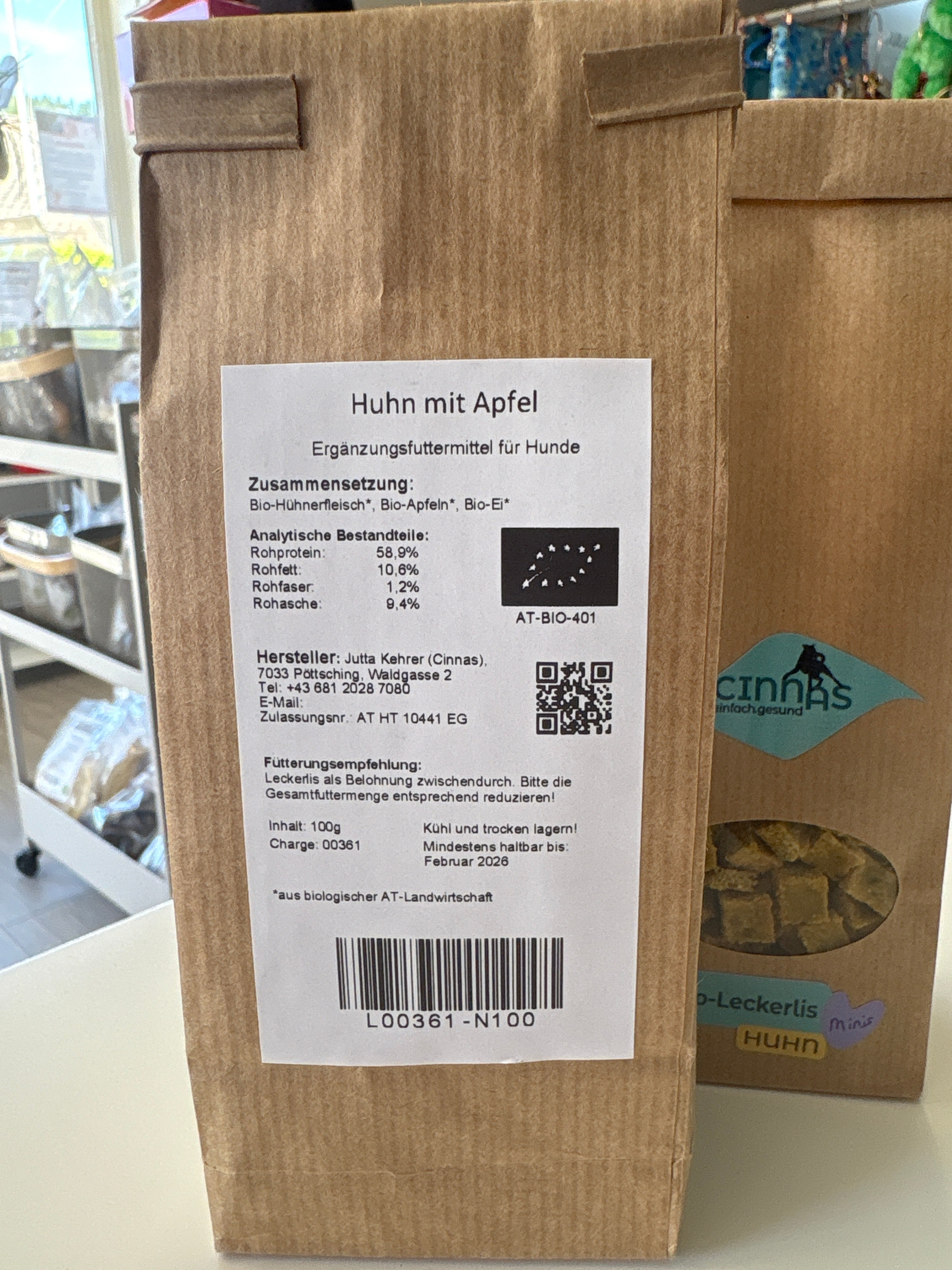 Bio Huhn 100g